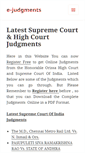 Mobile Screenshot of e-judgments.com
